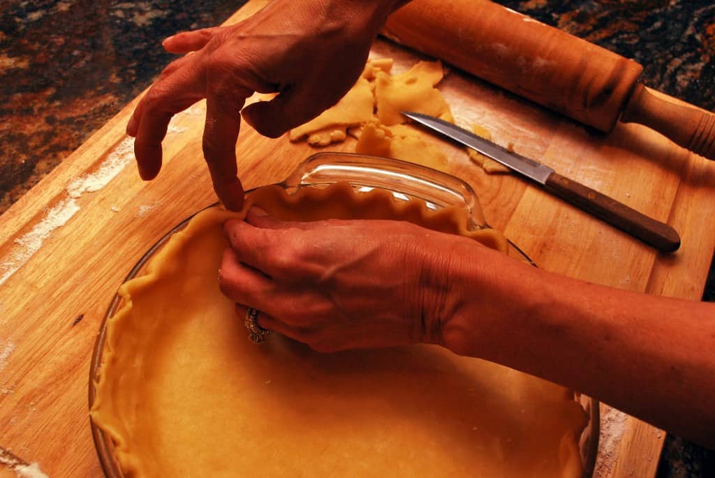 Basic Pie Crust (Food Processor Method) From Valerie's Kitchen