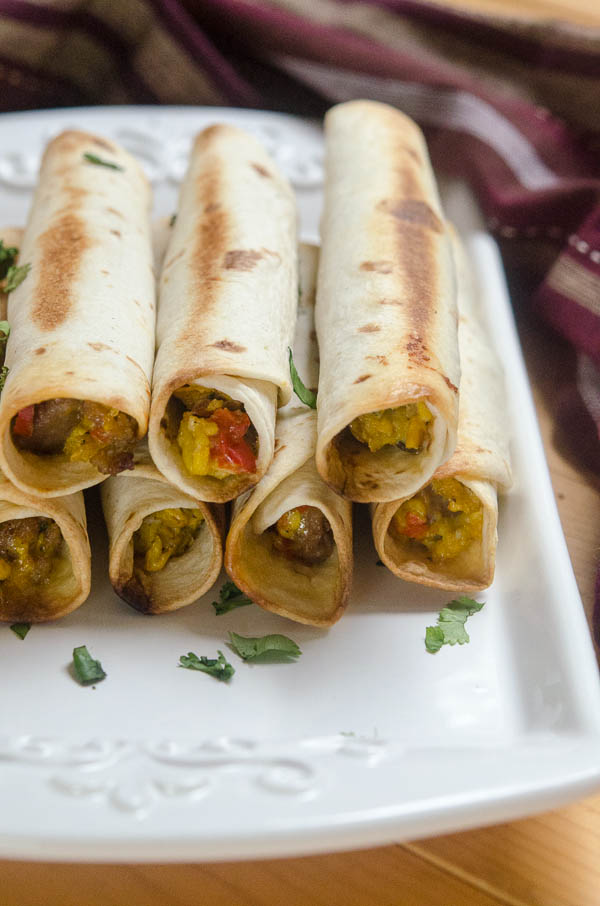 Crispy Baked Breakfast Taquitos Valerie's Kitchen