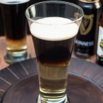 The Snakebite (Guinness and Pear Cider Cocktail)