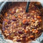 Slow Cooker Hamburger Minestrone