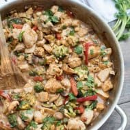 Easy Peanut Chicken Stir Fry
