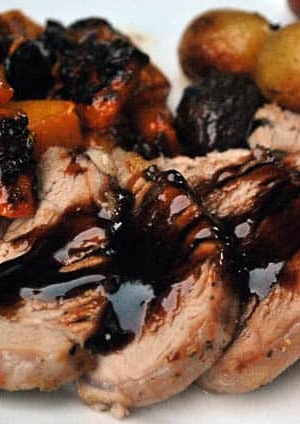 Roasted Pork Tenderloin with Balsamic Glaze
