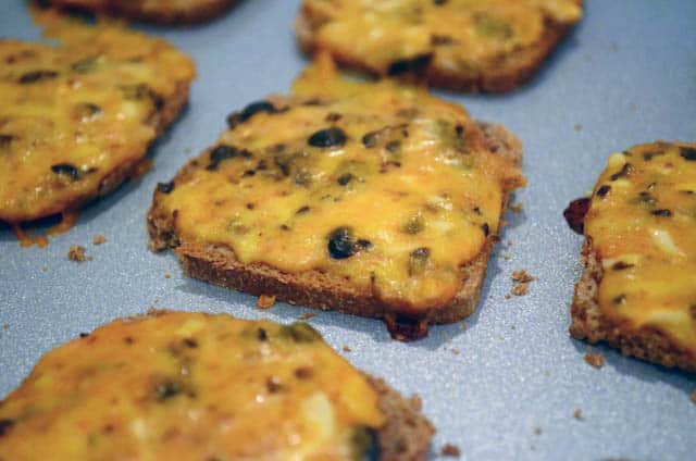 Mom's Cheesy Bread Appetizers - From Valerie's Kitchen-13