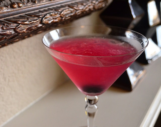 The completed Perfect Cosmopolitan.