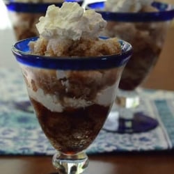 A cup of coffee granita.