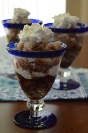 A cup of coffee granita.