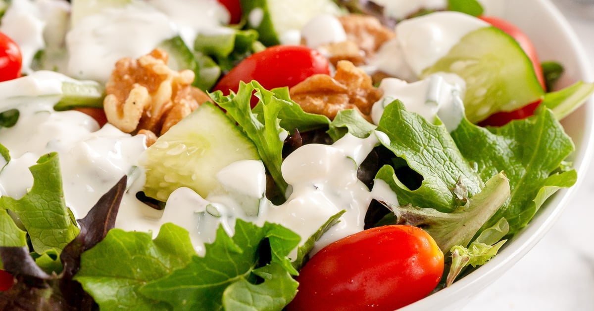 Light Blue Cheese Dressing Valerie's Kitchen