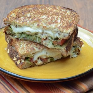 Turkey Pesto Grilled Cheese Sandwiches Valerie S Kitchen