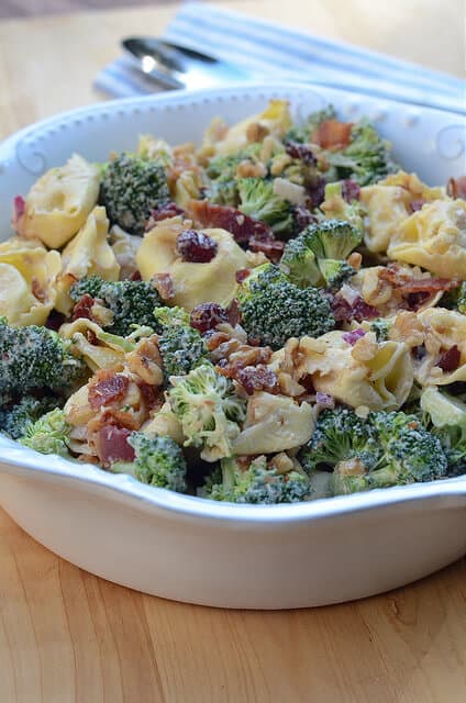 Tortellini Broccoli Salad | Valerie&amp;#39;s Kitchen