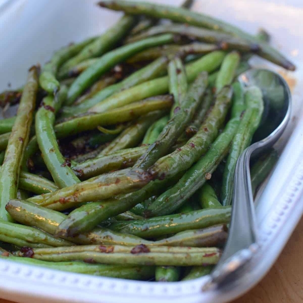 Sweet and Spicy AsianStyle Green Beans Valerie's Kitchen