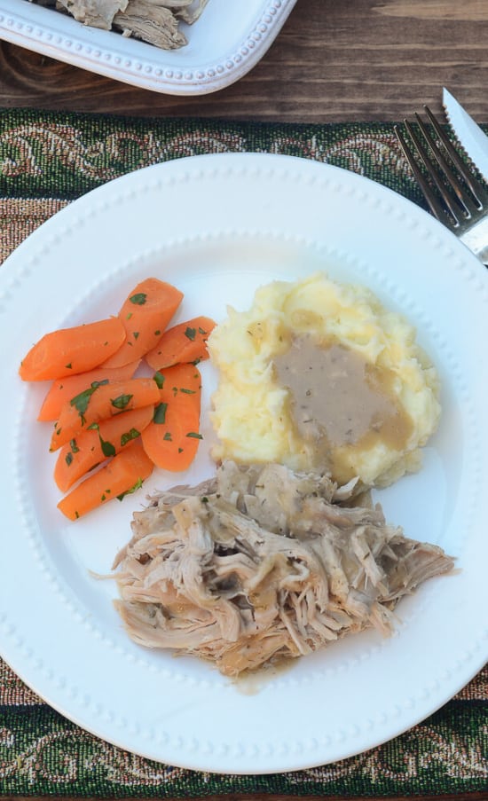 Crock-Pot Pork Sirloin Tip Roast with Creamy Mushroom Gravy