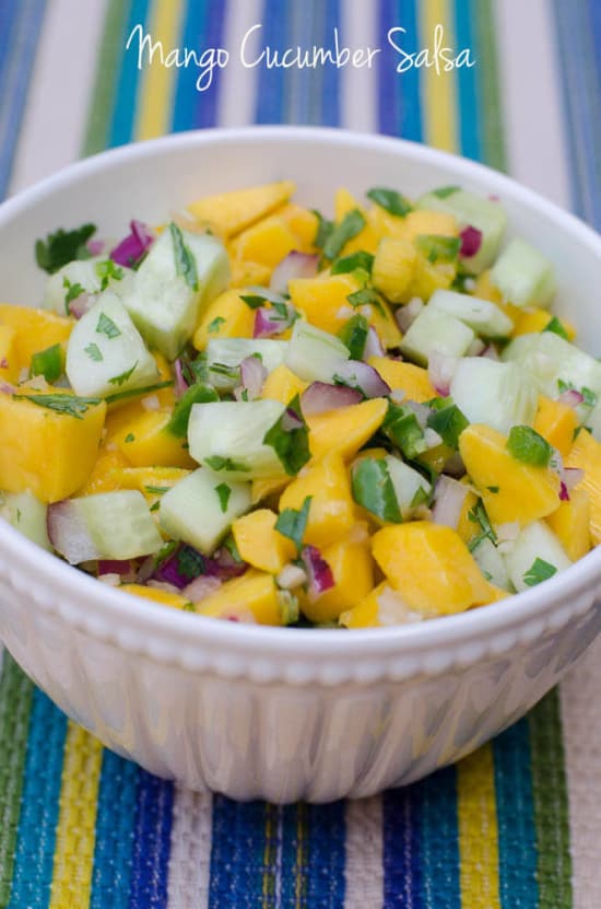 Mango Cucumber Salsa