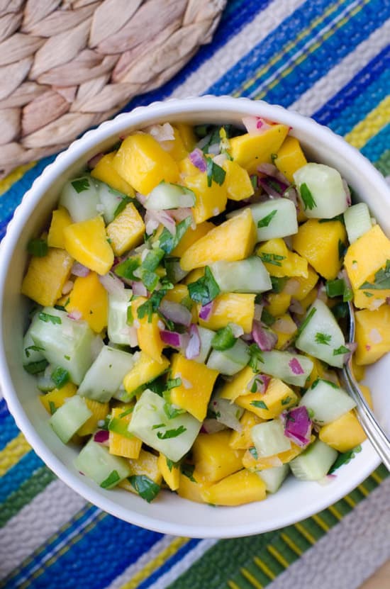 Mango Cucumber Salsa