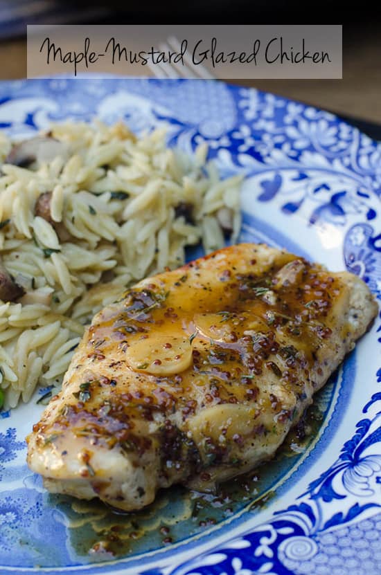 Maple-Mustard Glazed Chicken