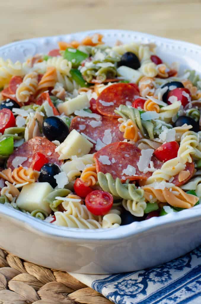 Pizza Pasta Salad Valerie's Kitchen