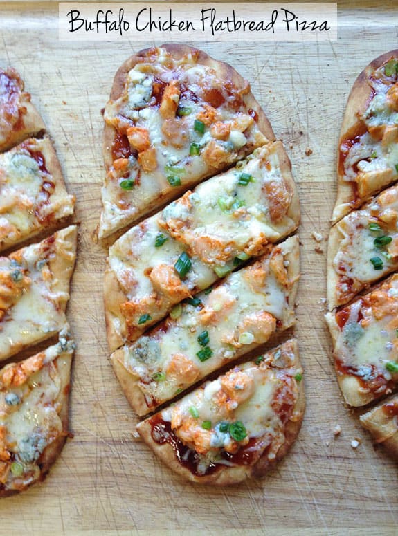 Buffalo Chicken Flatbread Pizza Valerie S Kitchen