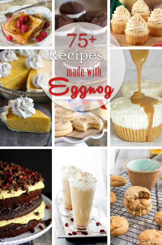 75+ recipes made with eggnog