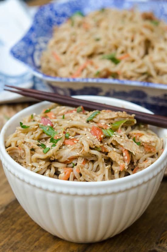 Sesame Noodles with Chicken