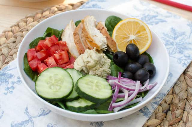 15 Fresh Summer Salad Recipes | Panera's Power Chicken Hummus Bowl