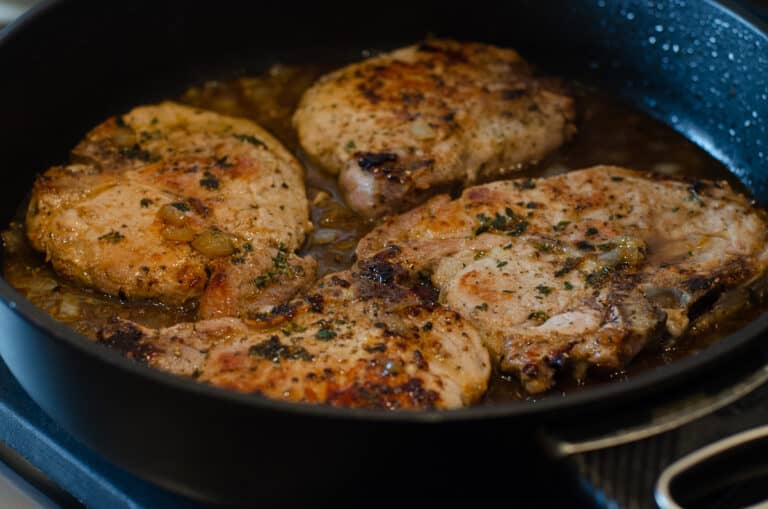 Skillet Braised Pork Chops Valerie's Kitchen