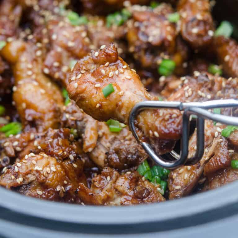 Slow Cooker Asian BBQ Chicken Wings Valerie's Kitchen