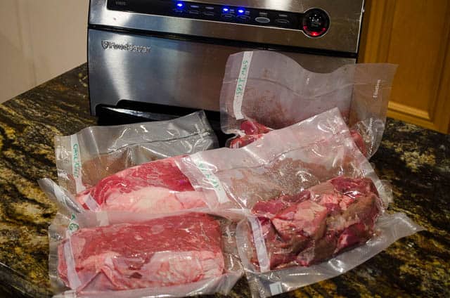 The Costco Haul Vacuum Sealing Meat