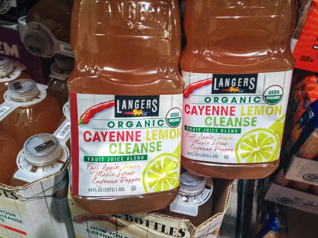 The Costco Haul Langers Cayenne Lemon Cleanse