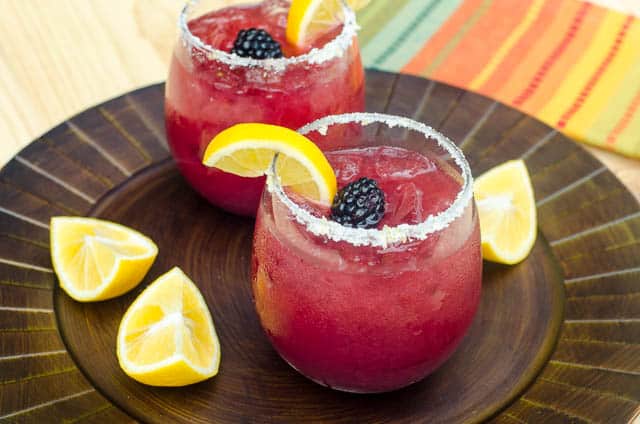 Blackberry Lemonade Margaritas