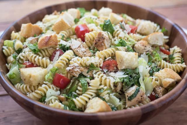 Chicken Caesar Pasta Salad