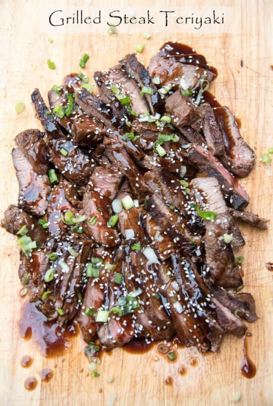 Grilled Steak Teriyaki Valerie's Kitchen