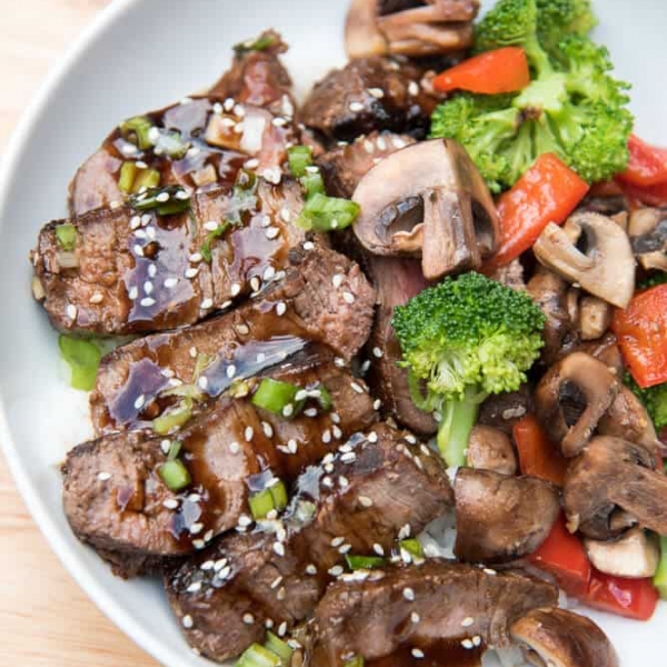 Grilled Steak Teriyaki Valerie's Kitchen