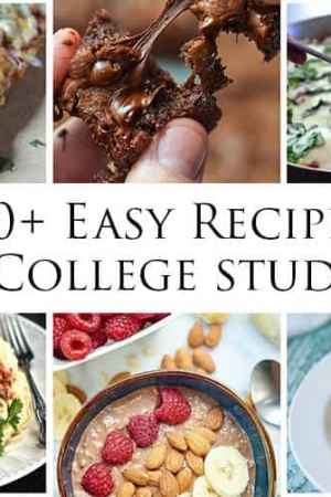 40+ Easy Recipes for College Students
