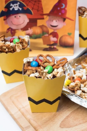 Sweet and Salty Popcorn Snack Mix Recipe