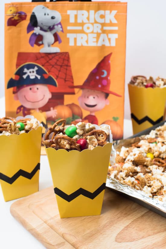 Sweet and Salty Popcorn Snack Mix