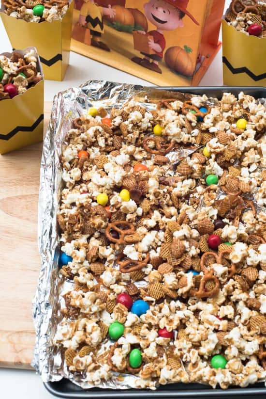 Sweet and Salty Popcorn Snack Mix