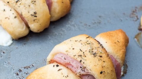 Easy Ham and Cheese Stuffed Crescents