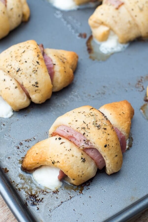Easy Ham and Cheese Stuffed Crescents Valerie's Kitchen