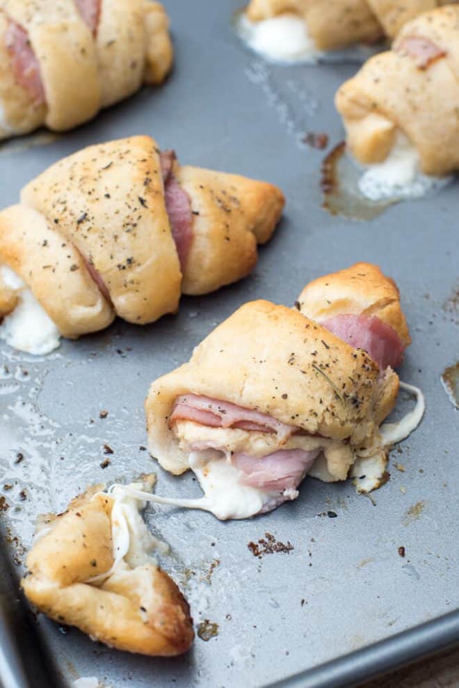 Easy Ham and Cheese Stuffed Crescents