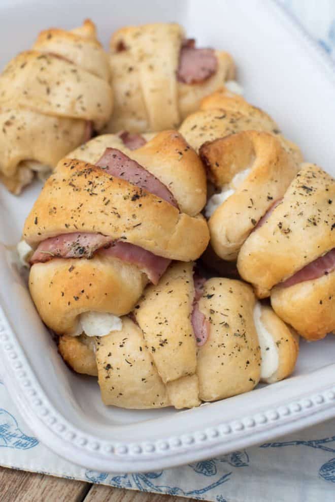 Easy Ham and Cheese Stuffed Crescents