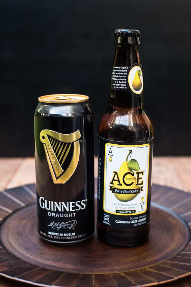 Snakebite (Guinness and Pear Cider Cocktail)