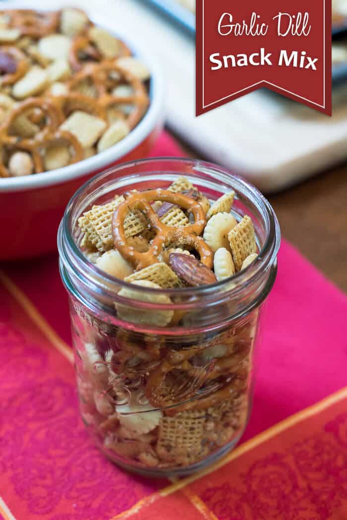 Garlic Dill Snack Mix