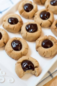 Peanut Butter Chocolate Thumbprints