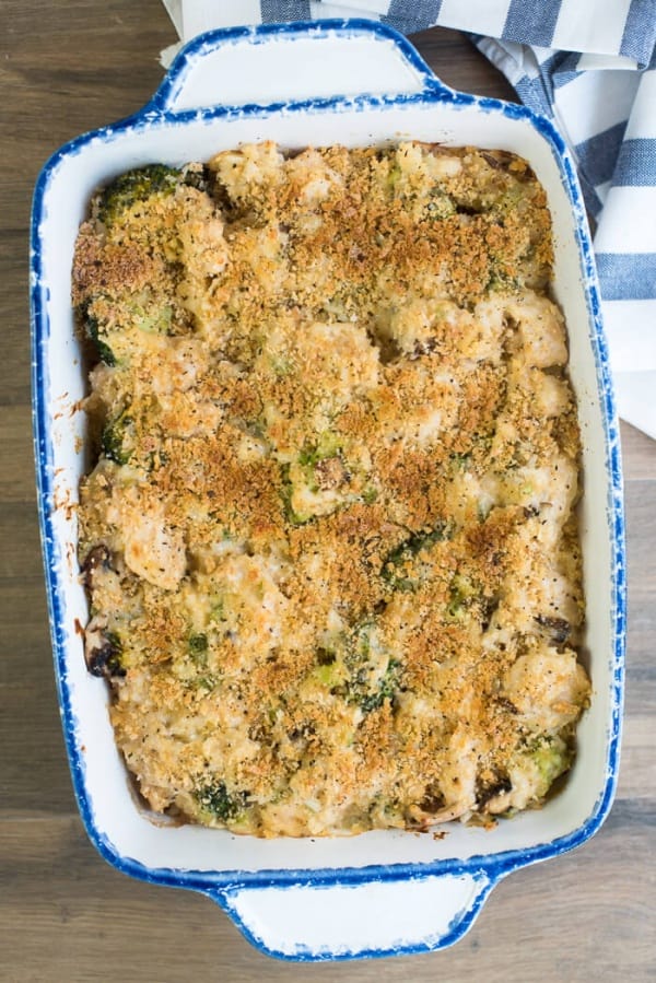 Creamy Chicken Broccoli and Rice Casserole