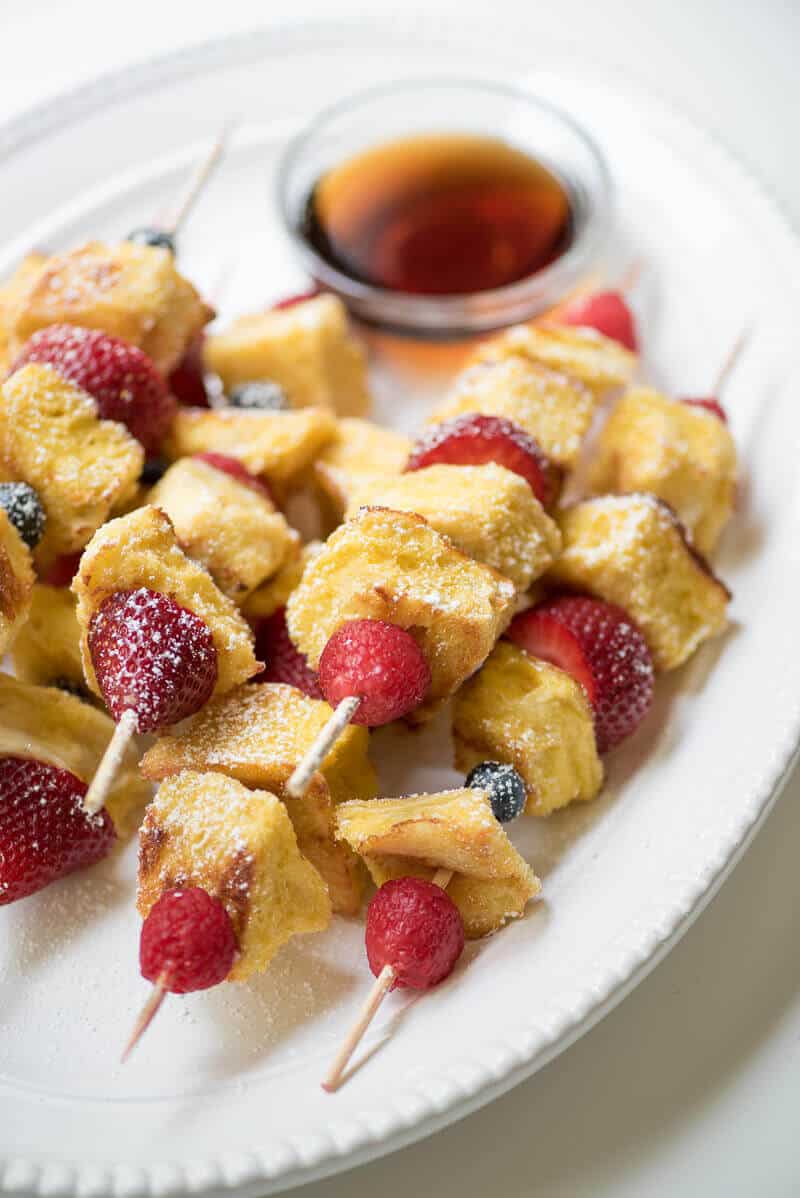 Berry French Toast Kabobs (Easy Oven Method!) Valerie's Kitchen