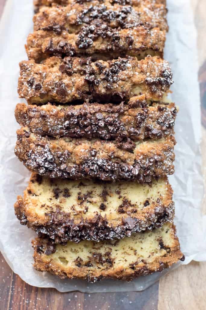 Sour Cream Chocolate Chip Crumb Cake