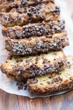 Sour Cream Chocolate Chip Crumb Cake