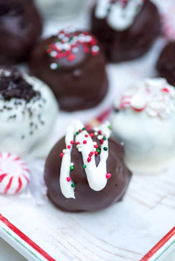Holiday Oreo Cookie Balls