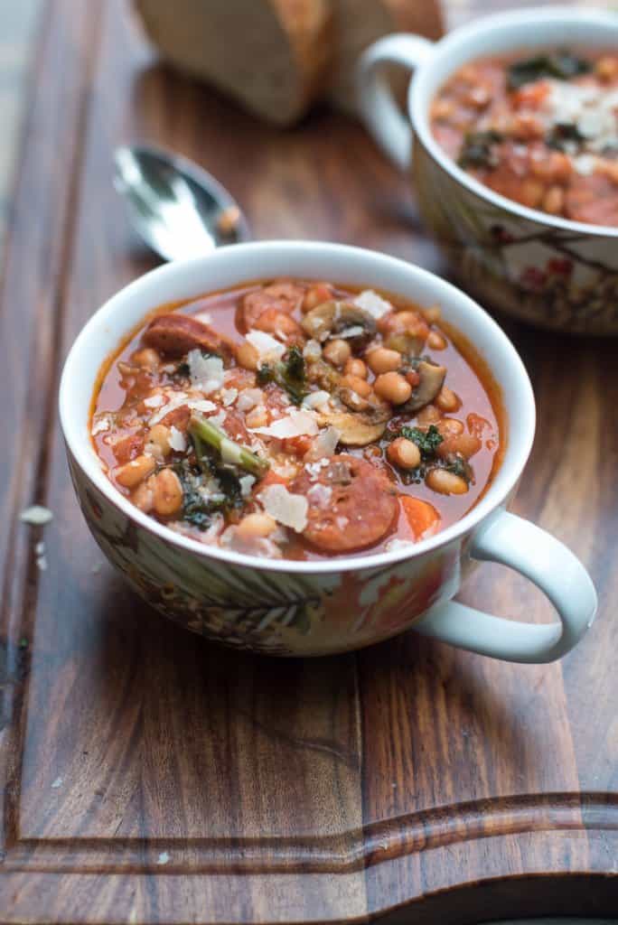 Sausage White Bean and Kale Stew | 11 Easy Stew Recipes To Warm You Up This Chilly Season