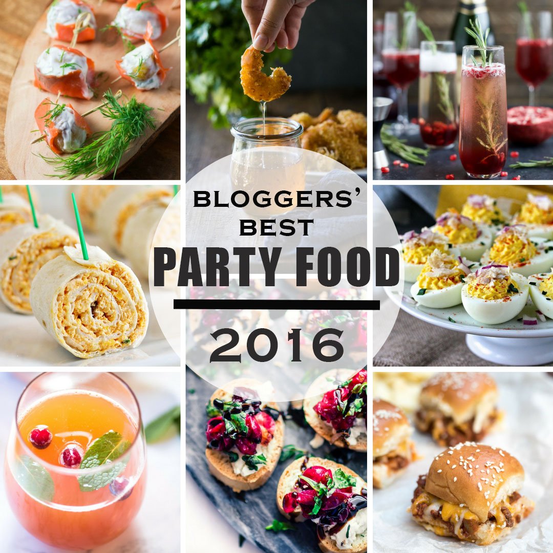 You are guaranteed to find something tasty to eat and drink at your next party in this collection of Bloggers' Best Party Food 2016. The best of the best from over 30 food bloggers!