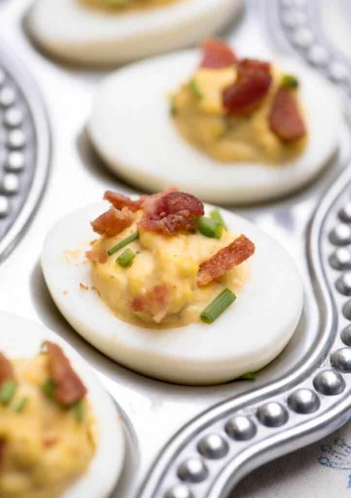 Bacon Ranch Deviled Eggs Valerie's Kitchen